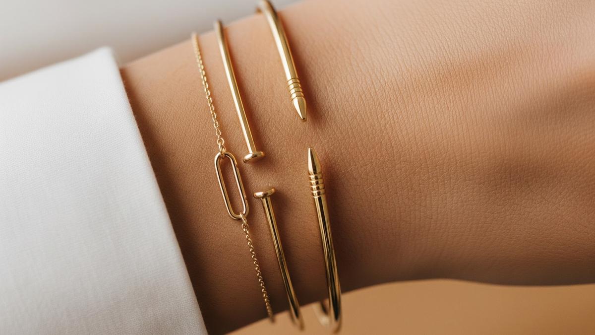 7 Model Gelang Emas Paku Modern 2026 yang Elegan dan Kekinian, Inspirasi Tampil Memukau