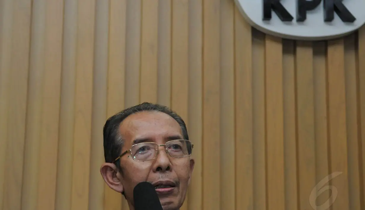 Dalam kasus ini, KPK sudah menetapkan mantan Sekretaris Jenderal Kementerian ESDM Waryono Karno sebagai tersangka. (Liputan6.com/Herman Zakharia) 