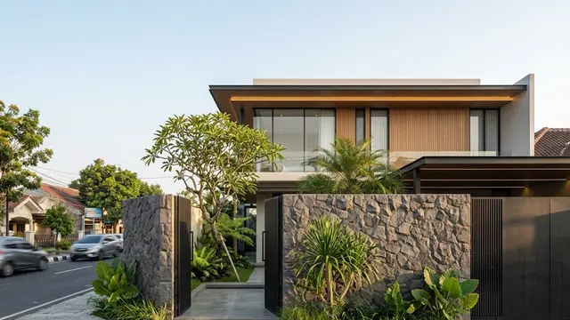 Pagar Gabion atau Batu Bronjong