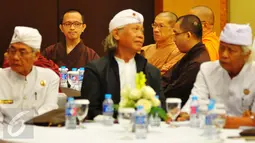 Para pemuka agama menghadiri dialog perpajakan yang digelar Direktorat Jenderal Pajak di Jakarta, Rabu (22/2). Dialog tersebut digelar menjelang berakhirnya periode terakhir tax amnesty pada 31 Maret 2017 mendatang. (Liputan6.com/Angga Yuniar)