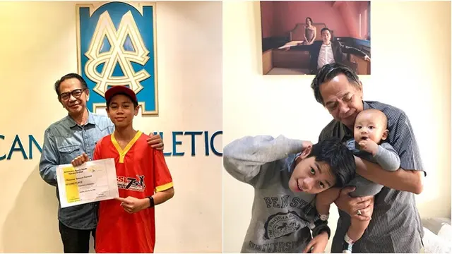Potret Ray Sahetapy bareng cucu