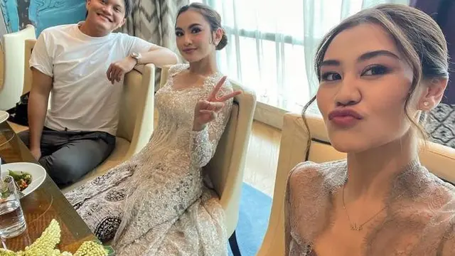 Dikenal Bestie, 6 Pesona Menawan Aaliyah Massaid jadi Bridesmaid Pernikahan Mahalini