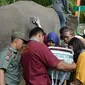 Gajah Ngatini jalani proses USG untuk melihat janin yang tengah dikandungnya. (Liputan6.com/M Syukur)