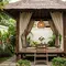 6 Ide Gazebo dengan Tirai dan Lampu, Halaman Rumah Nyaman Sekaligus Estetik