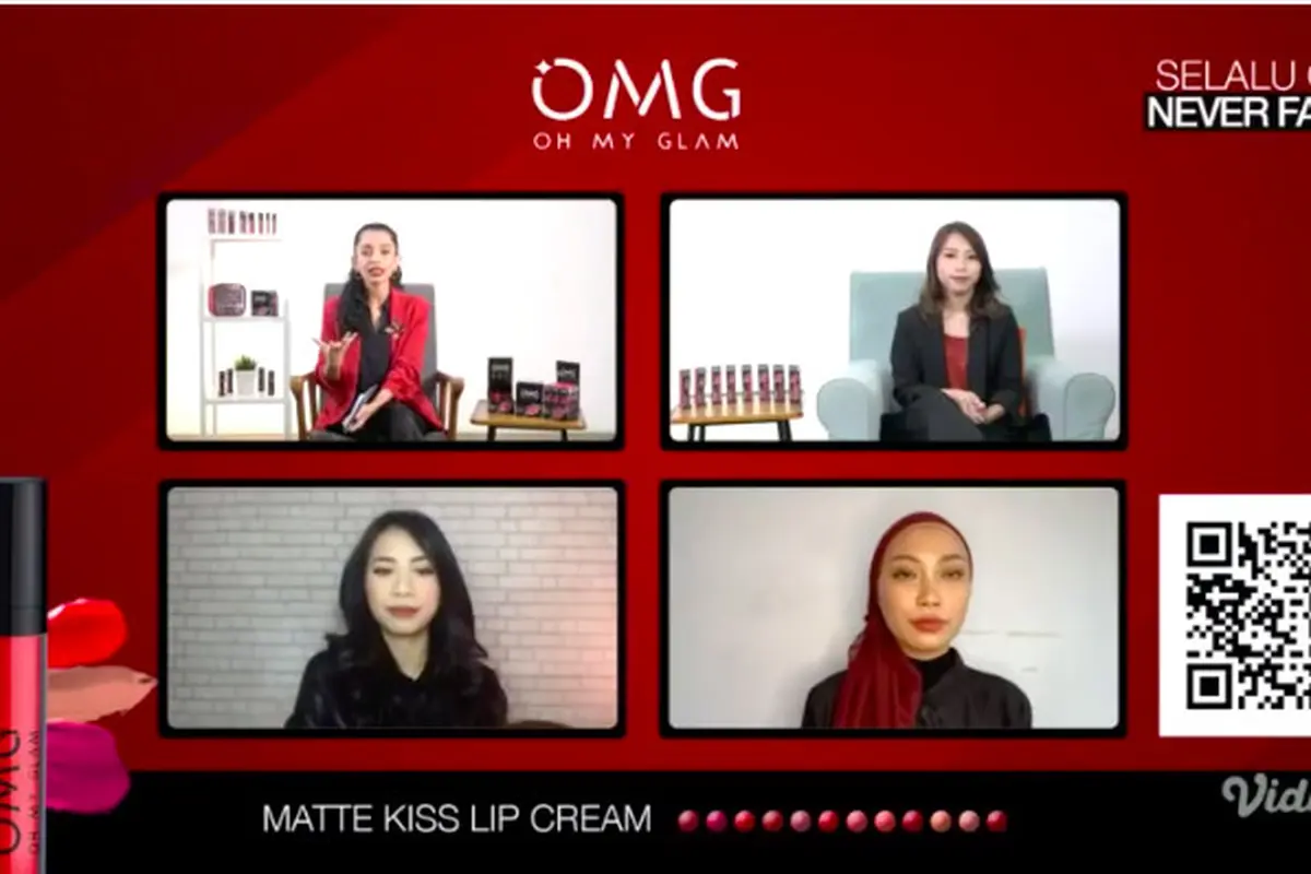 Tampil Semangat dengan OMG oh My Glam Matte Kiss Lip Cream, Cocok Buat Perempuan yang Selalu On #NEVERFADE