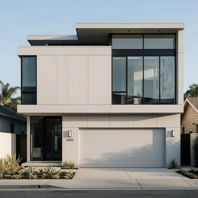 Gambar Desain Rumah dan Garasi (Image by Gemini AI)