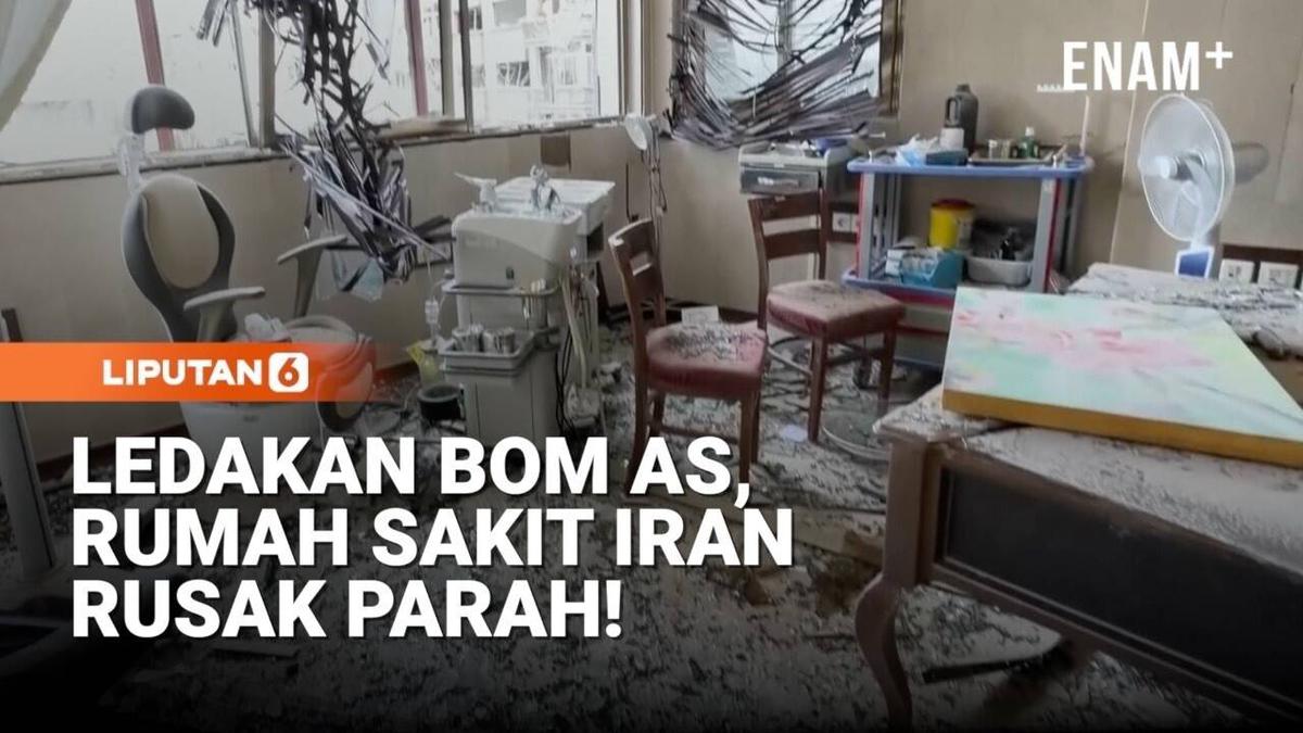 Ledakan Bom Amerika, Rumah Sakit Iran Rusak Parah!