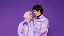 Dengan outfit kembaran, keluarga kecil Aurel Hermansyah pilih gaya sporty bernuansa ungu [@riomotret]