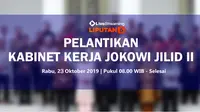 Pelantikan menteri Jokowi jilid II