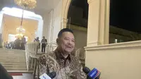 Otto Hasibuan dipercaya Presiden Prabowo Subianto dalam mengemban amanah sebagai Wakil Menteri Koordinaror Bidang Hukum HAM, Imigrasi dan Pemasyarakatan. (Liputan6.com/Muhammad Radityo Priyasmoro).