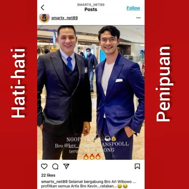 Ari Wibowo Tak Terima Fotonya Dicatut untuk Promo Bisnis Investasi