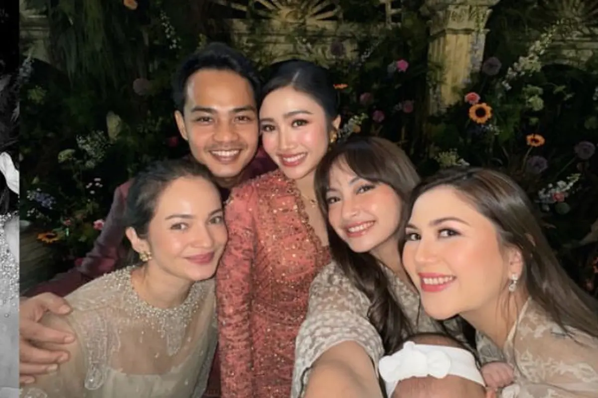 Enzy Storia dan Jessica Mila saat Hadir di Tunangan Febby Rastanty
