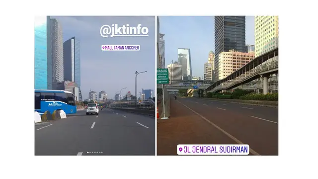 Sepi, Begini Penampakan Jakarta Setelah Ditinggal Mudik