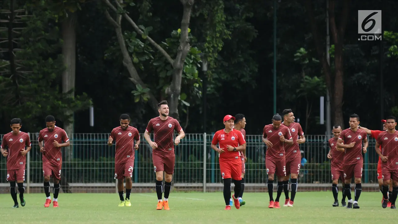 Jelang Hadapi Song Lam Nghe An, Persija Berlatih Ringan
