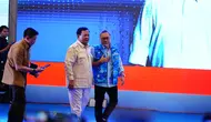 Ketum PAN Zulkifli Hasan (Zulhas) menemani Ketum Partai Gerindra sekaligus Capres nomor urut 2 Prabowo Subianto kampanye di Lampung. (Foto: Media PAN)