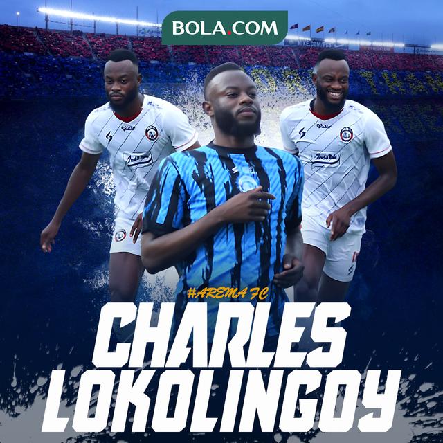 Arema FC - Ilustrasi Charles Lokolingoy