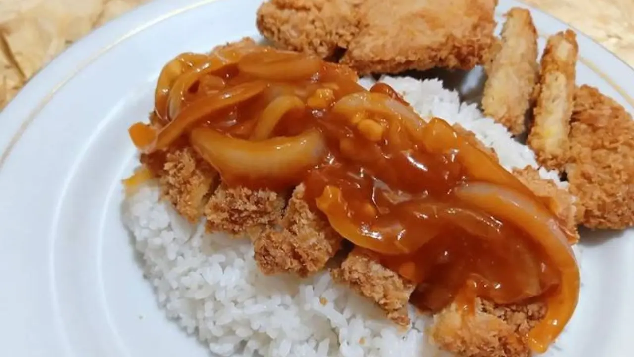 Katsu Tempe Saus Asam Manis Pedas