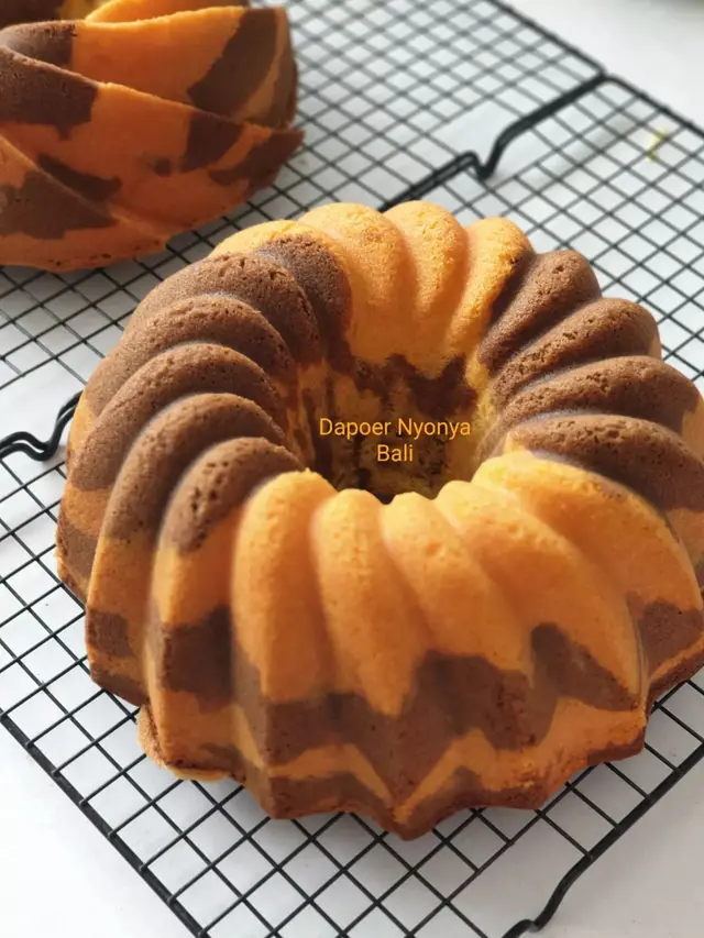 Resep Andalan Seller ManisdanSedap.com, Manfaatkan Putih Telur Jadi Marble Cake Super Lembut
