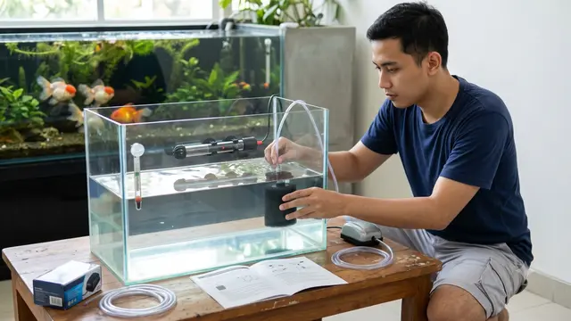 Cara Membuat Tempat Karantina Ikan Koki Anakan