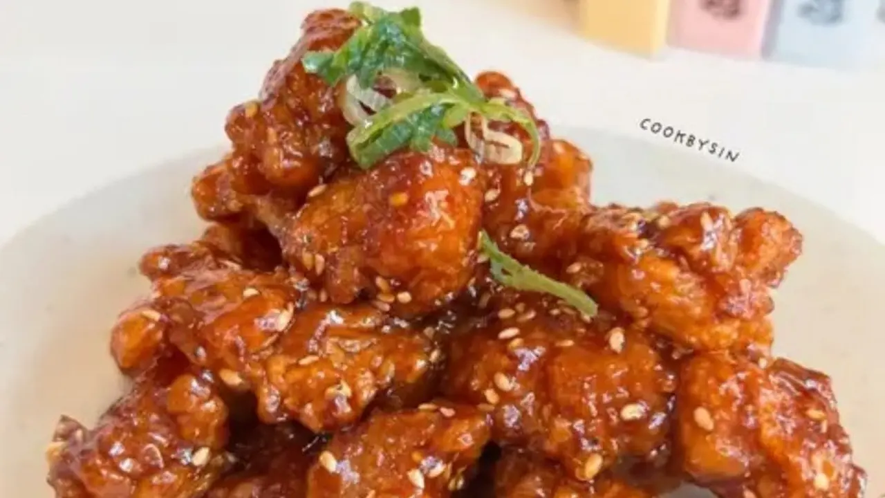 Resep ayam madu Korea. (dok. Cookpad @sinthiatan)