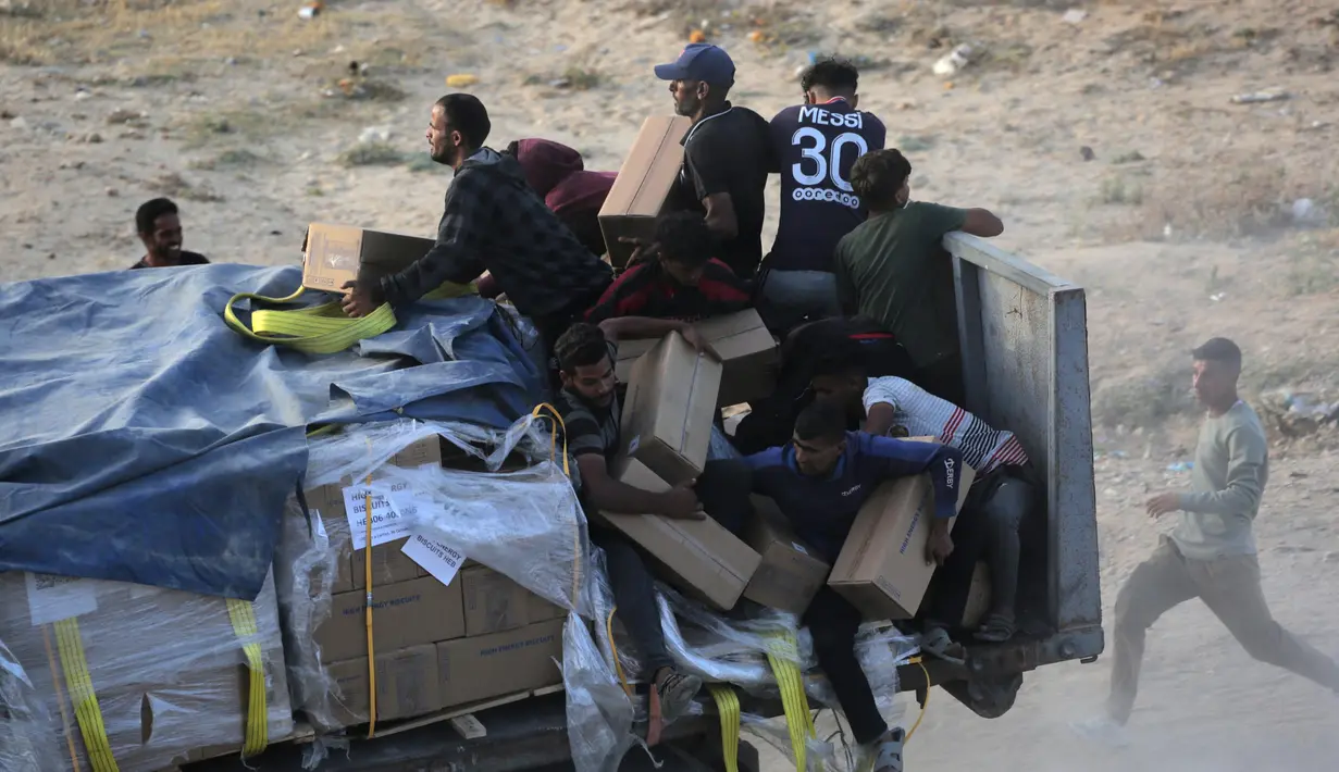 Krisis pangan akibat perang antara Israel dan Hamas yang terus berkecamuk mengancam ratusan ribu warga Palestina. (Foto: AFP)