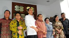 Koalisi Indonesia Hebat (KIH)berkumpul di rumah Ketua Umum PDIP Megawati Soekarnoputri, Jakarta, (5/10/14). (Liputan6.com/Faisal R Syam)