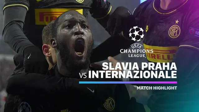 VIDEO: Highlights Liga Champions, Slavia Praha Vs Inter Milan 1-3