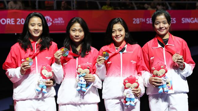 Podium Ganda Putri SEA Games 2015 