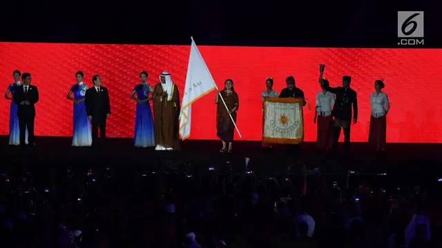 Anies Baswedan Serah Terima Obor Asian Games ke Wali Kota Hangzhou