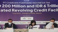 Bank DBS Indonesia menjadi salah satu co-coordinator dan satu dari 22 bank lender yang fasilitasi pinjaman senilai USD 200 juta dan Rp 6 triliun untuk bisnis Charoen Pokphand (CPIN), Kamis, 7 Juli 2022. (Foto: Bank DBS Indonesia)