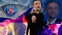PSG - Ilustrasi Luis Enrique (Bola.com/Adreanus Titus)