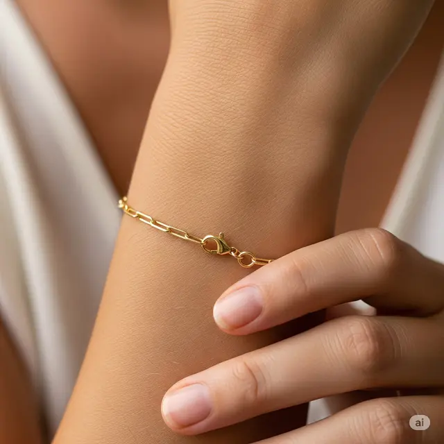 Gelang Paperclip Minimalis