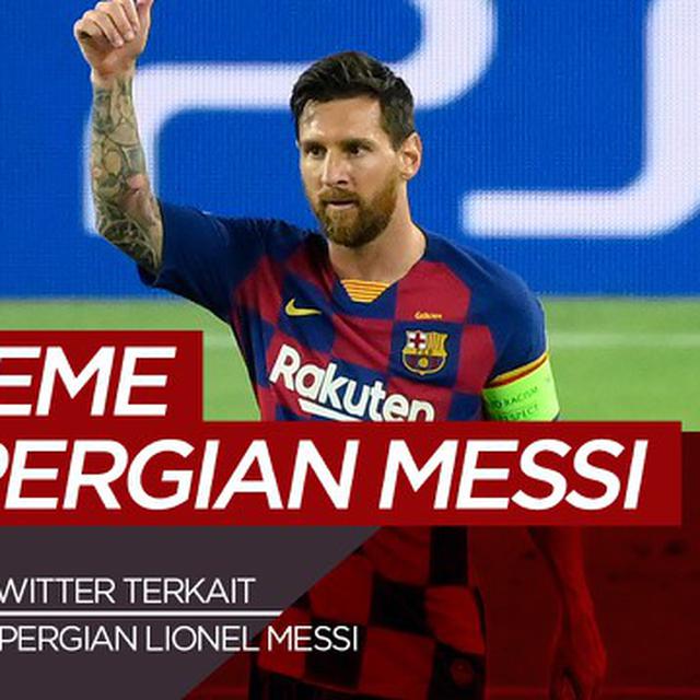 Motion Grafis 5 Meme Trending Di Twitter Terkait Rencana Kepindahan Lionel Messi Dari Barcelona Spanyol Bola Com