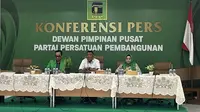 DPP PPP akan menggelar Mukernas pada 13-15 Desember 2024. Mukernas PPP rencananya akan digelar di Hotel Mercure, Ancol, Jakarta Utara. (Liputan6.com/Winda Nelfira)
