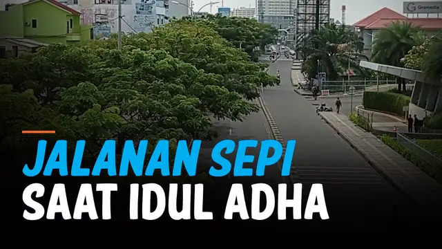 VIDEO: Libur Idul Adha, Jalan Margonda Depok Sepi