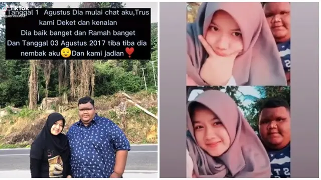 Tak Pandang Fisik, Kisah Cinta Pasangan Ini Curi Perhatian Warganet