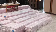 Penampakan Tumpukan Uang Sitaan Rp 401,65 Miliar Kasus Korupsi Ekspor Nikel