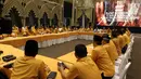 Suasana rapat koordinasi Ketua DPD Partai Hanura se-Indonesia di Jakarta, Rabu (6/6). Rapat membahas komunikasi dan koordinasi DPD Partai Hanura se-Indonesia. (Liputan6.com/JohanTallo)