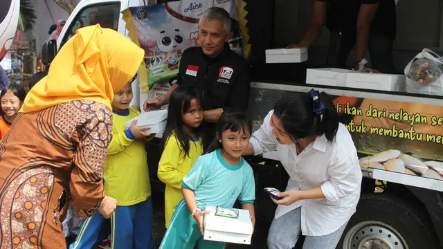AICE Bagikan Bantuan Pangan kepada Guru dan Murid PAUD se-Jabodetabek