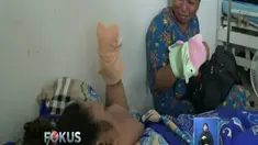 Empat hari usai operasi pengecilan lambung, kondisi Titi Wati makin membaik.