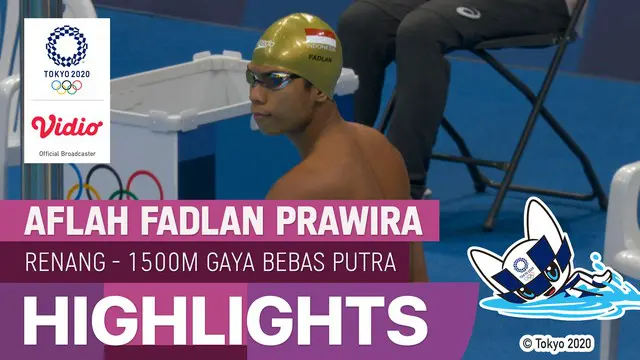 Berita Video Langkah Aflah Fadlan Prawira Harus Terhenti di Babak Kualifikasi Renang 1500 Meter Olimpiade Tokyo 2020