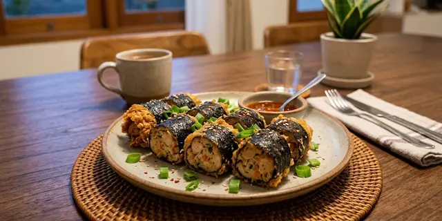 Resep Ayam Gulung Nori Renyah yang Gurih dan Praktis