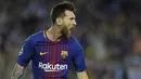 1. Lionel Messi (Barcelona) - 11 Gol (1 Penalti). (AFP/Lluis Gene)