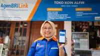 Salah satu agen BRILink di Pekanbaru yang memanfaatkan Pinang Dana Talangan untuk kemajuan usaha. (Liputan6.com/Istimewa)