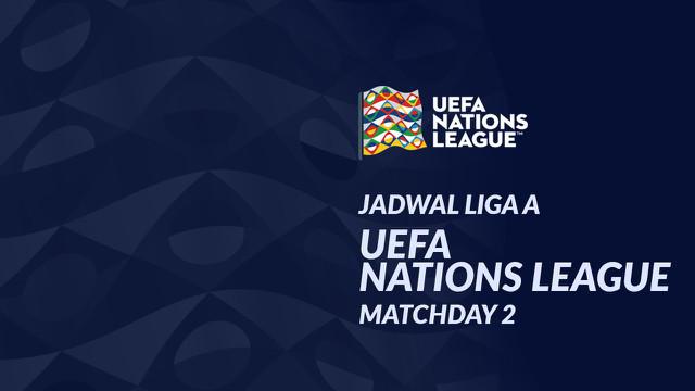 Berita motion grafis jadwal UEFA Nations League Liga A matchday 2, Belanda ditantang Italia.