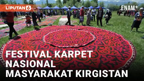 VIDEO: Festival Karpet Nasional Merayakan Budaya Masyarakat Kirgistan