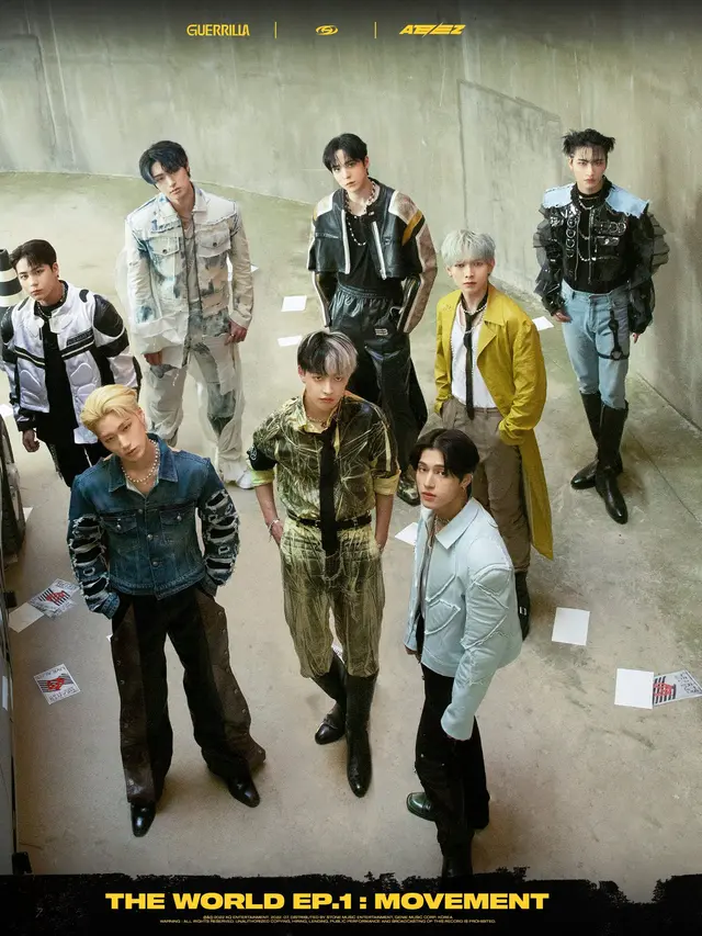 Ateez. (KQ Entertainment via Soompi)