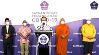 Lima perwakilan agama di Indonesia mengungkapkan apa yang mereka rasakan sehari setelah diberi vaksin COVID-19 (Tangkapan Layar Youtube BNPB Indonesia)