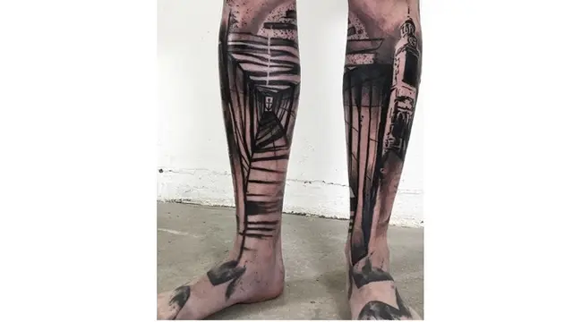 7 Desain Tato di Kaki Ini Unik Banget