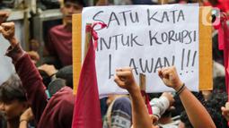Mereka menilai KPK lamban dalam penanganan kasus korupsi terkait kasus suap pergantian antarwaktu (PAW) anggota DPR, Harun Masiku. (Liputan6.com/Herman Zakharia)